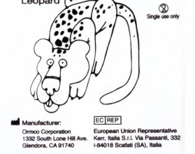 Кольца эластичные 6,35 * 230гр./ Леопард (100шт)