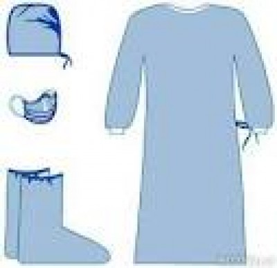 Комплект одежды для хирургов КХ-01, одноразовый, стерильный