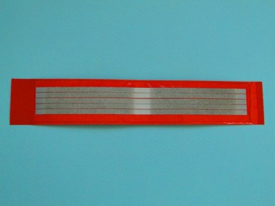 Штрипсы металлические 4мм (5 шт ) красные